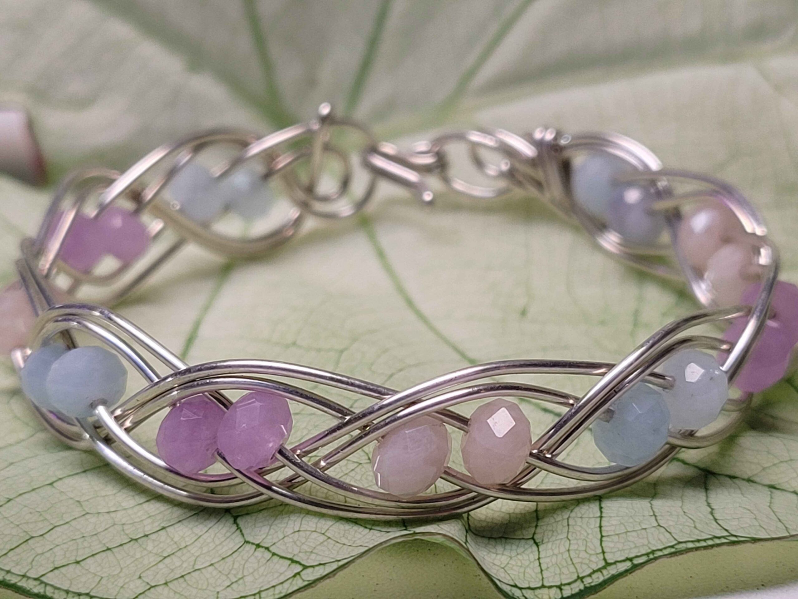 Lavender Quartz Swirl Bracelet - Image 2