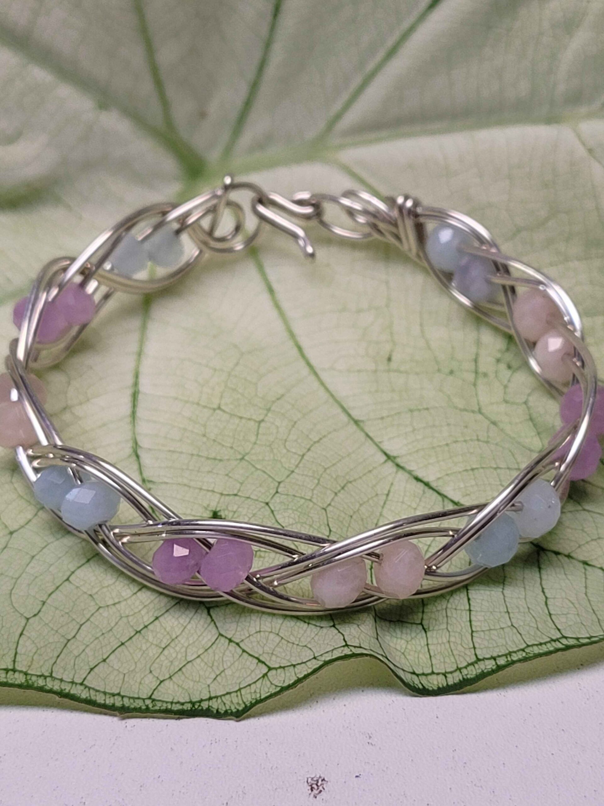 Lavender Quartz Swirl Bracelet - Image 3