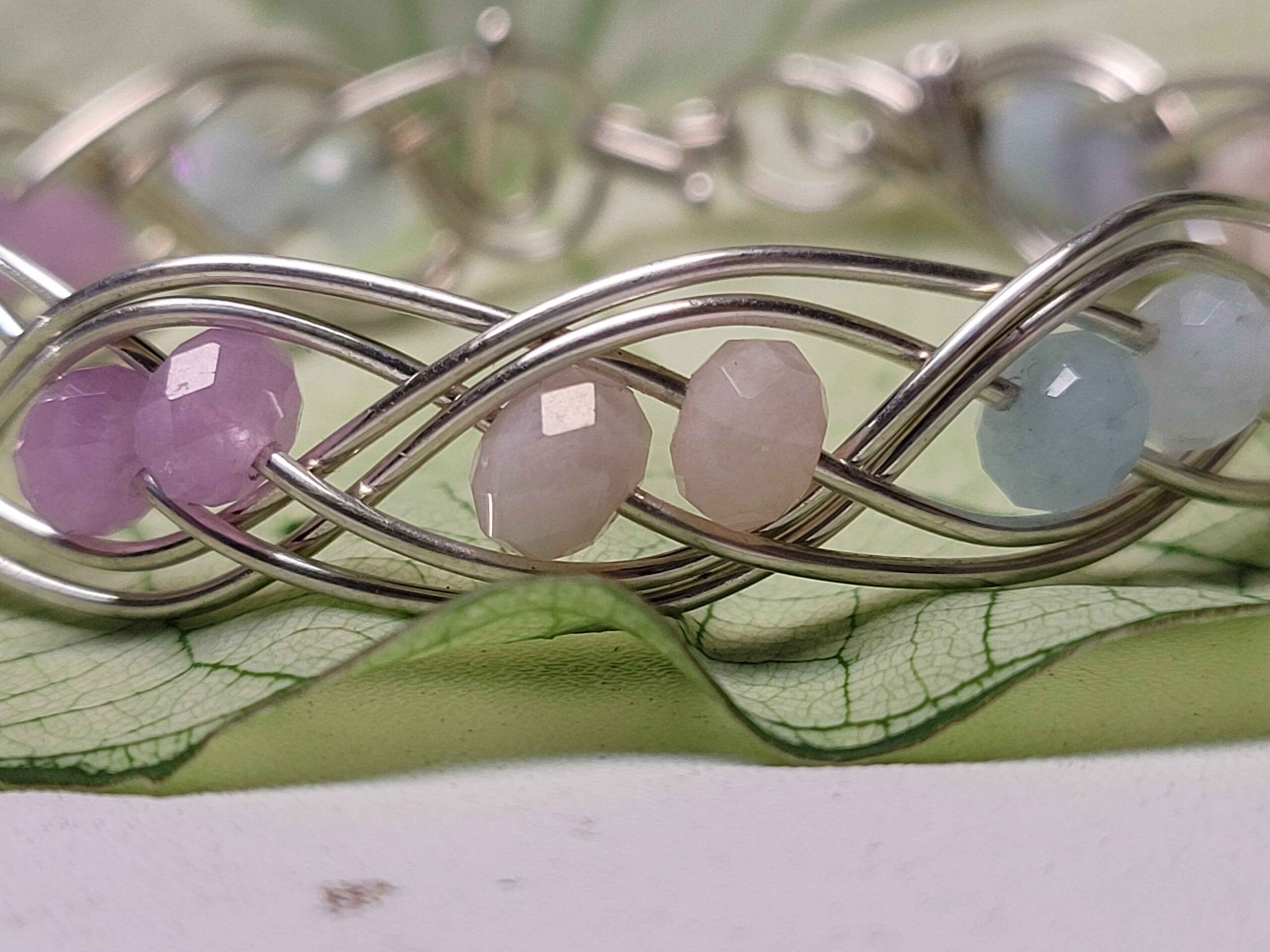 Lavender Quartz Swirl Bracelet - Image 4