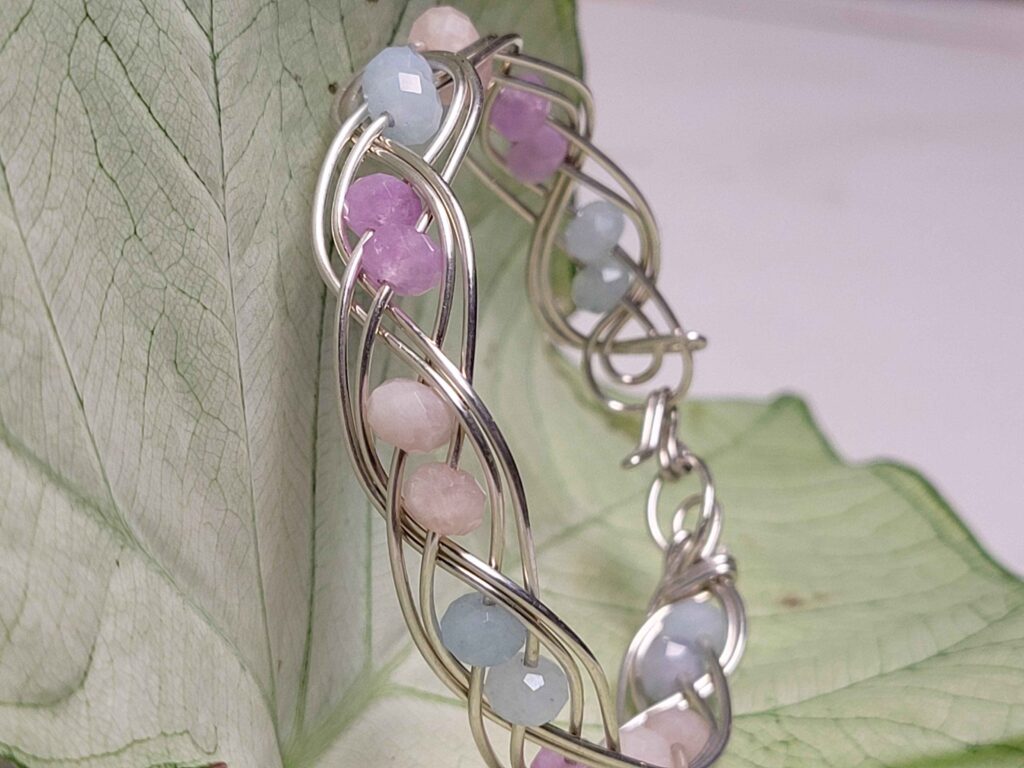 Lavender Quartz Swirl Bracelet