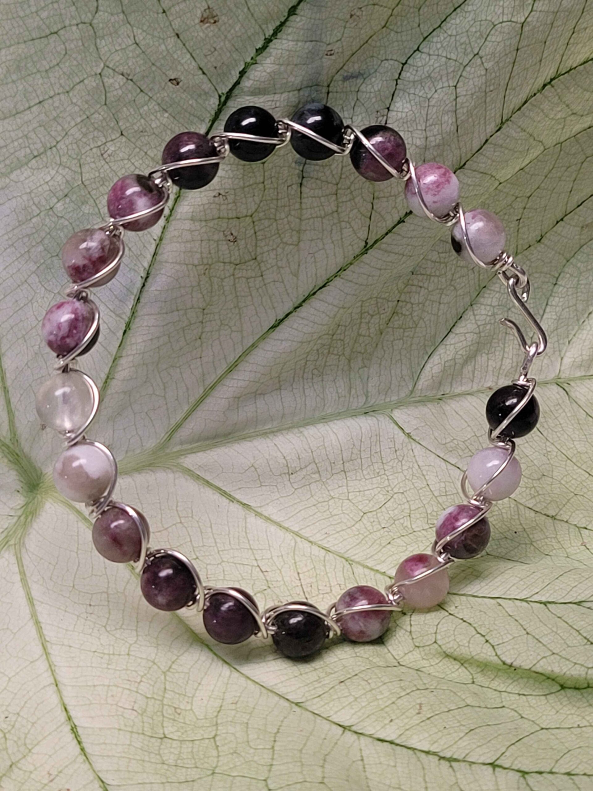 Purple Tourmaline String Bracelet - Image 11