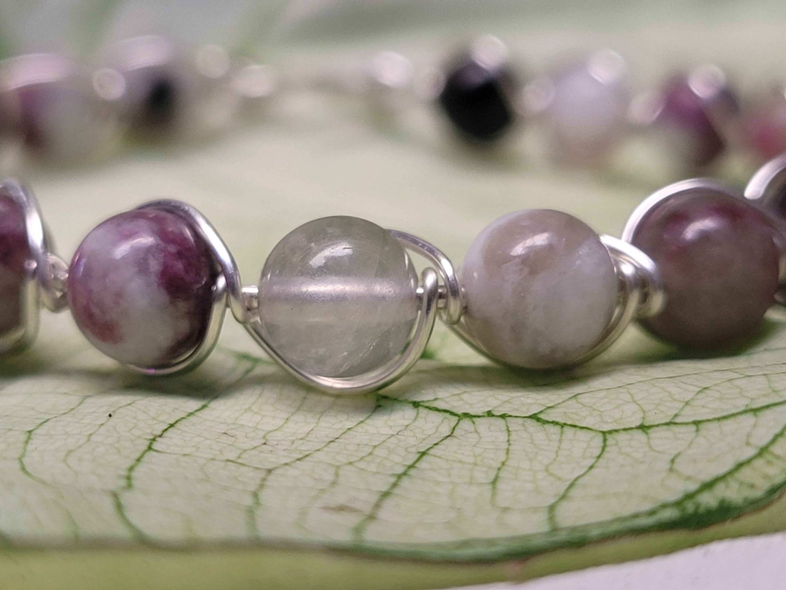 Purple Tourmaline String Bracelet - Image 9