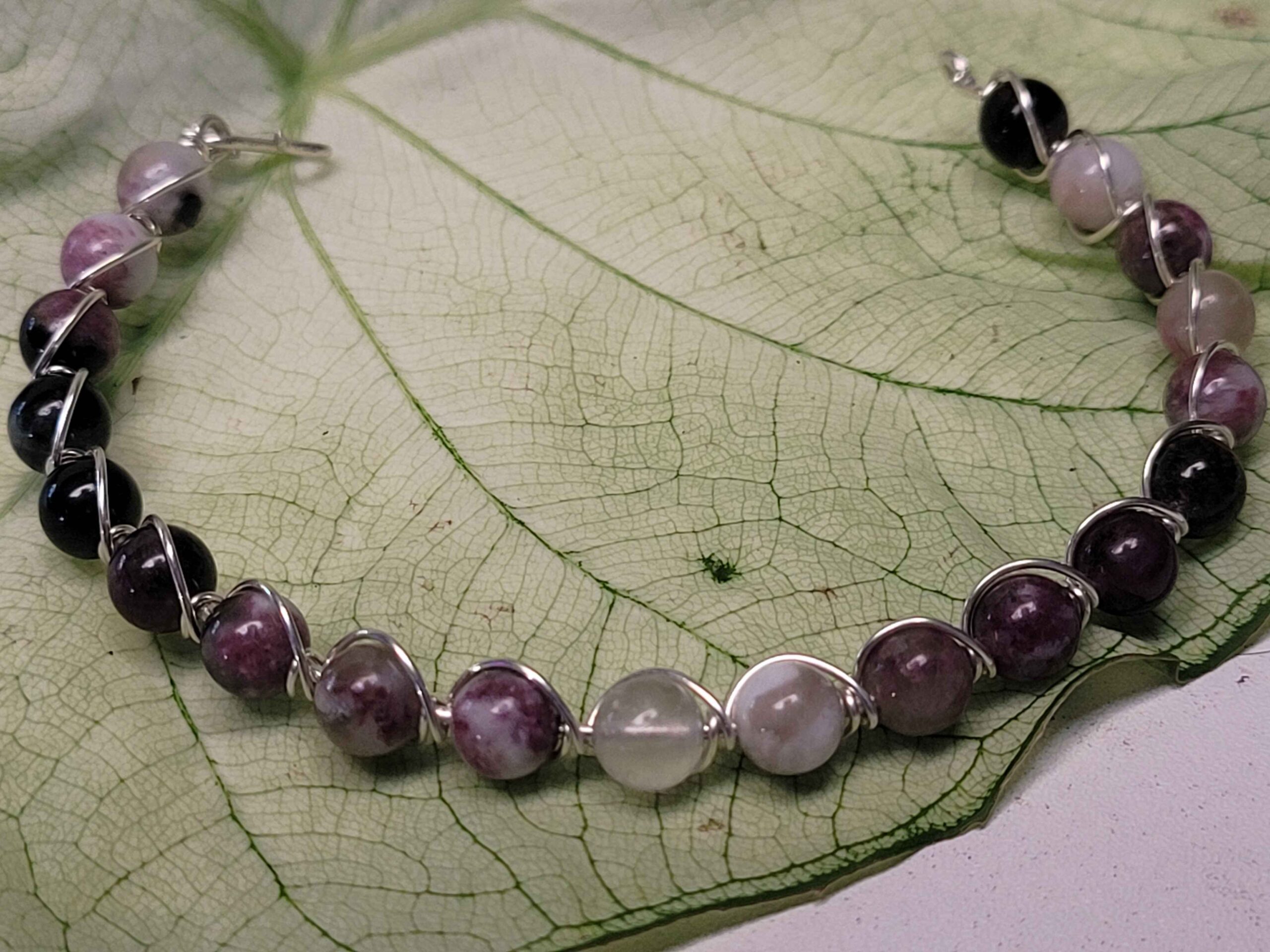 Purple Tourmaline String Bracelet - Image 8