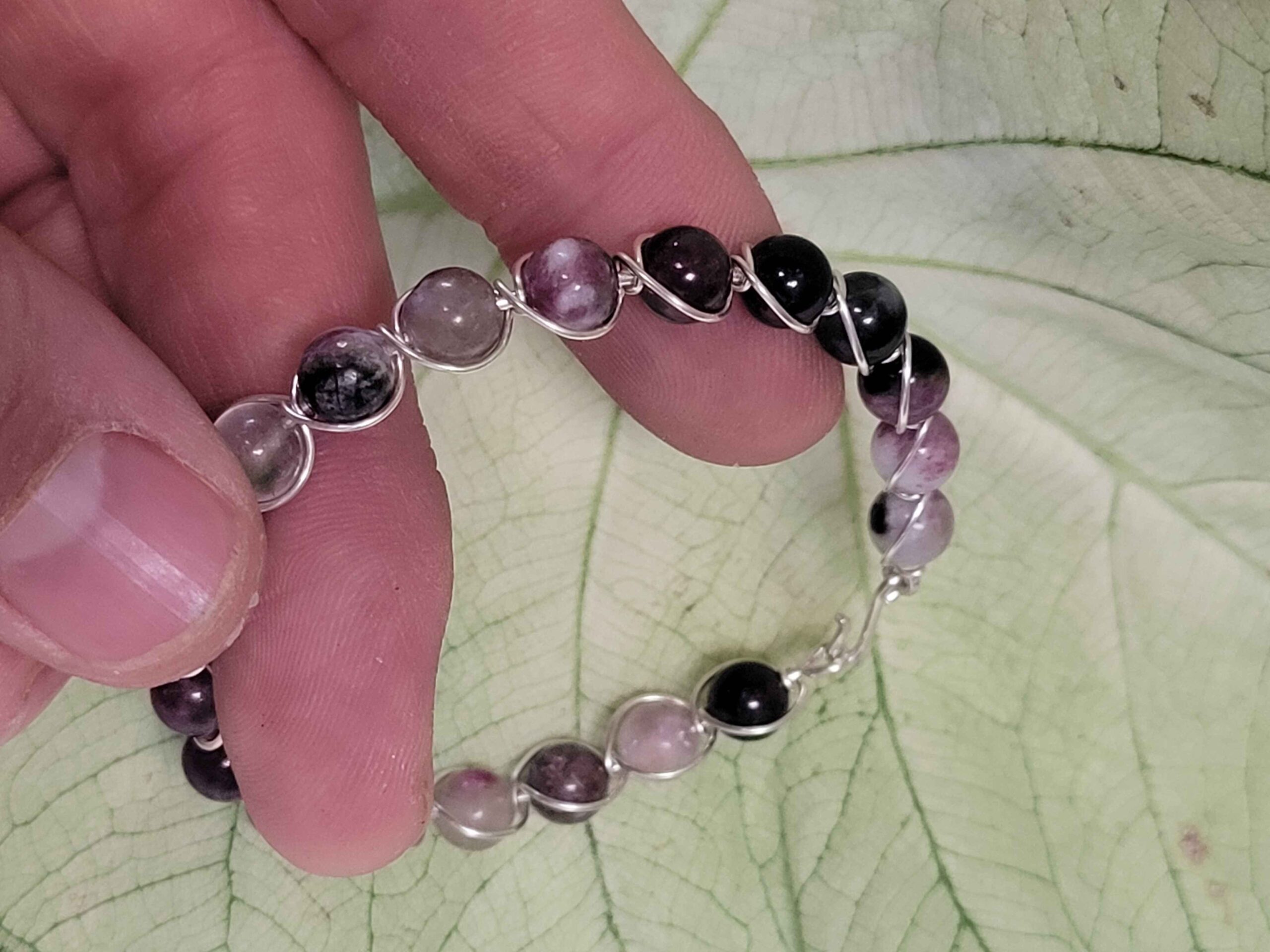 Purple Tourmaline String Bracelet - Image 6