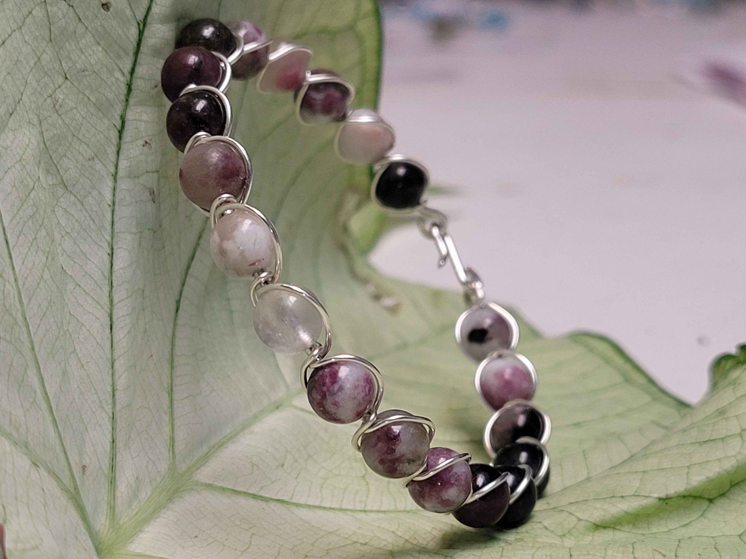 Purple Tourmaline String Bracelet - Image 2