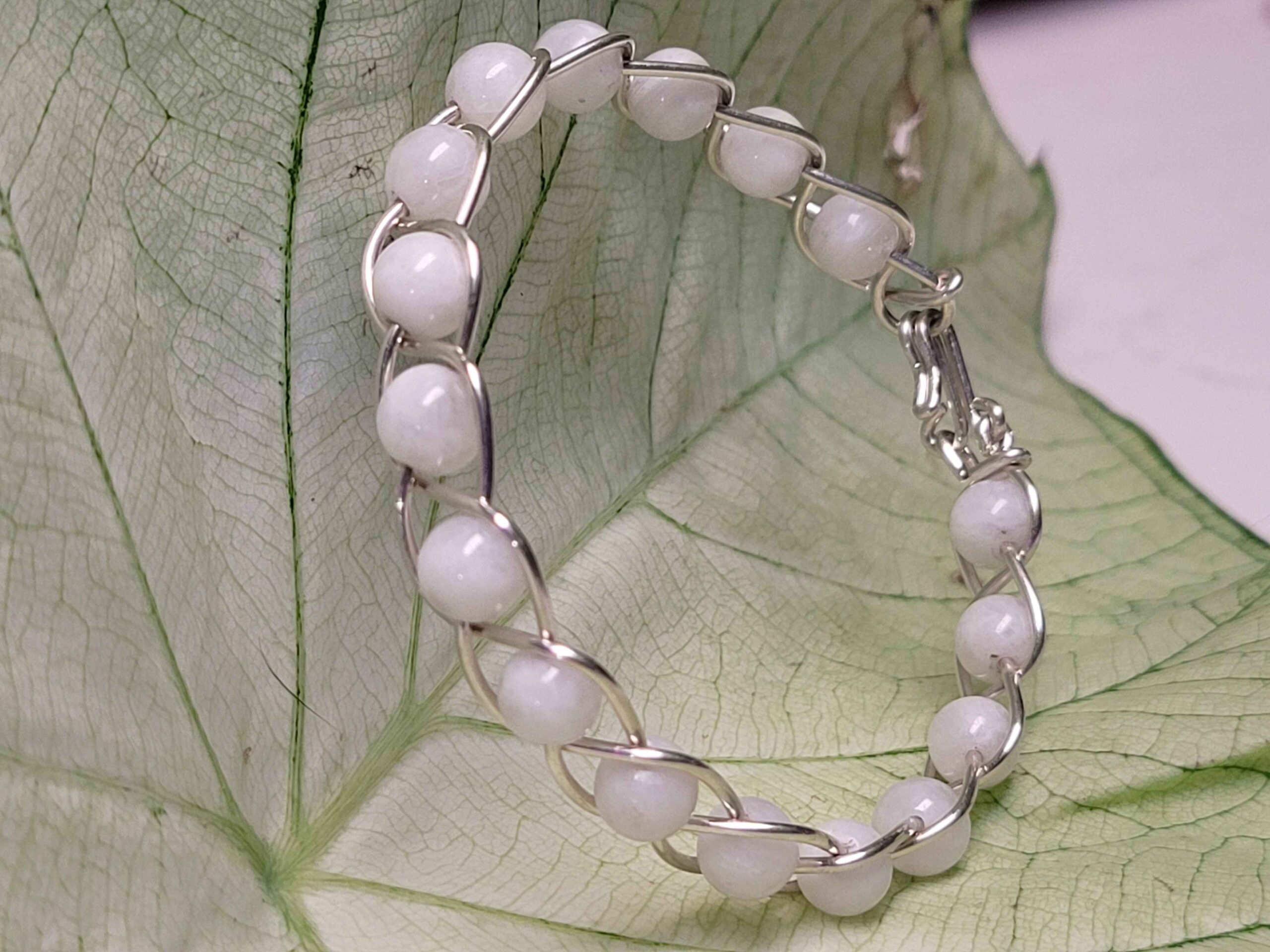 Moonstone Braid Bracelet - Image 3