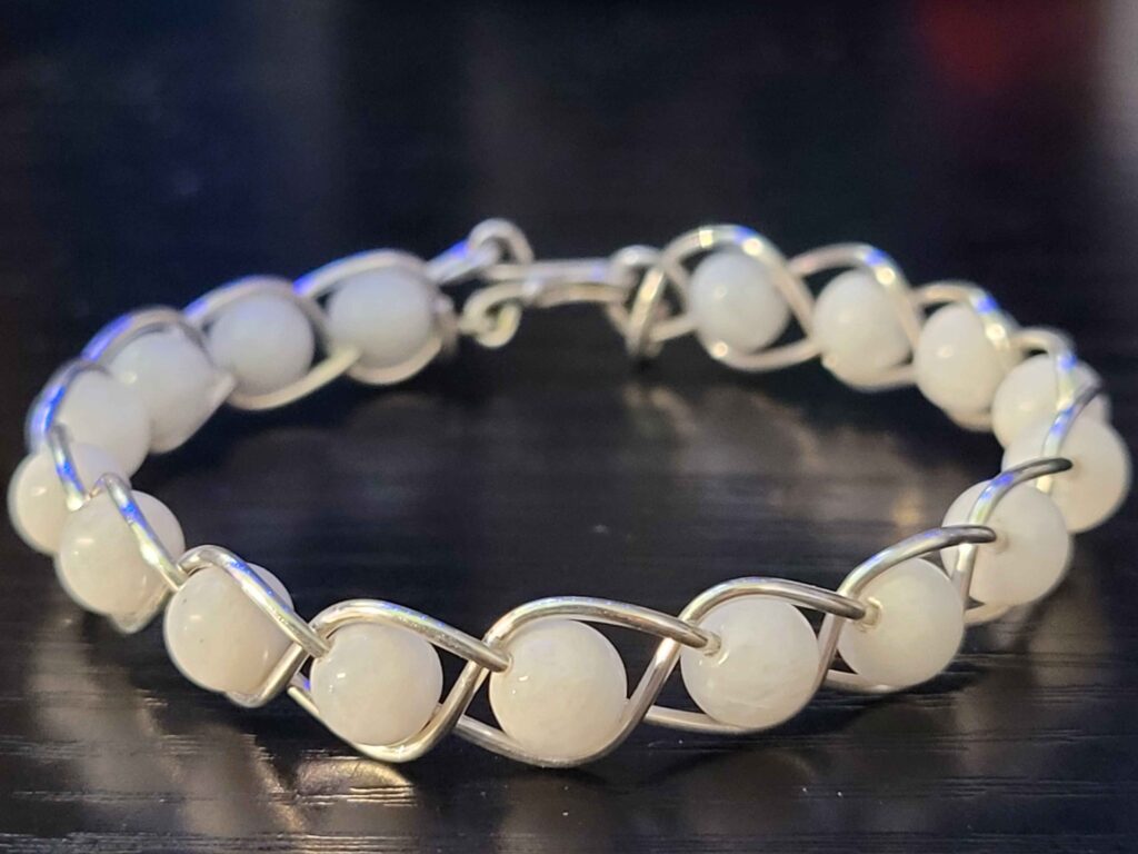 Moonstone Braid Bracelet