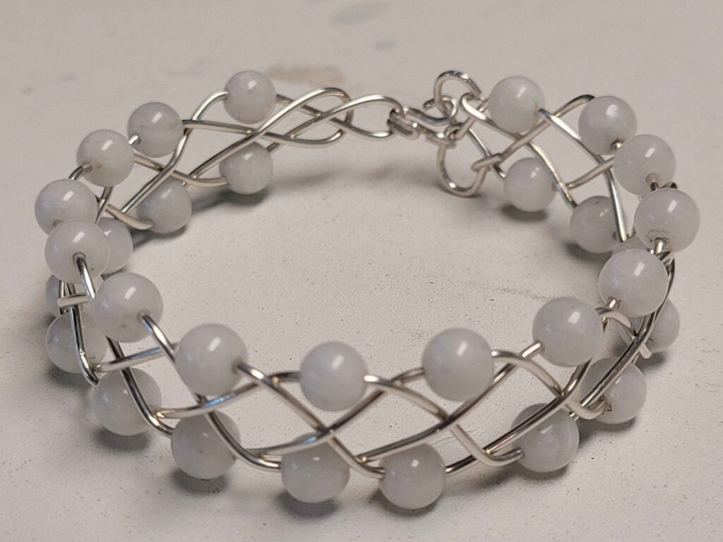 Moonstone Braid Bracelet