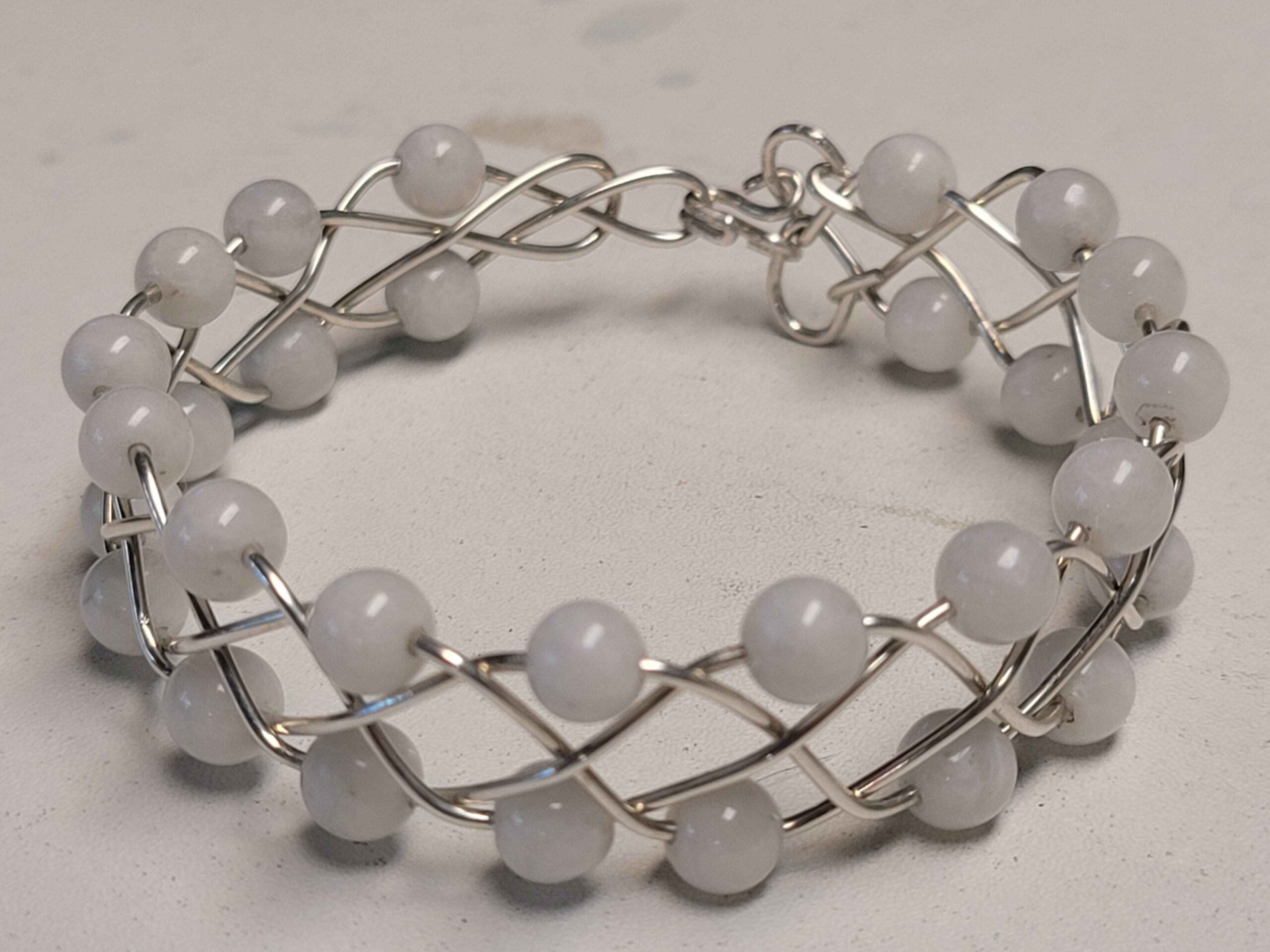 Moonstone Braid Bracelet