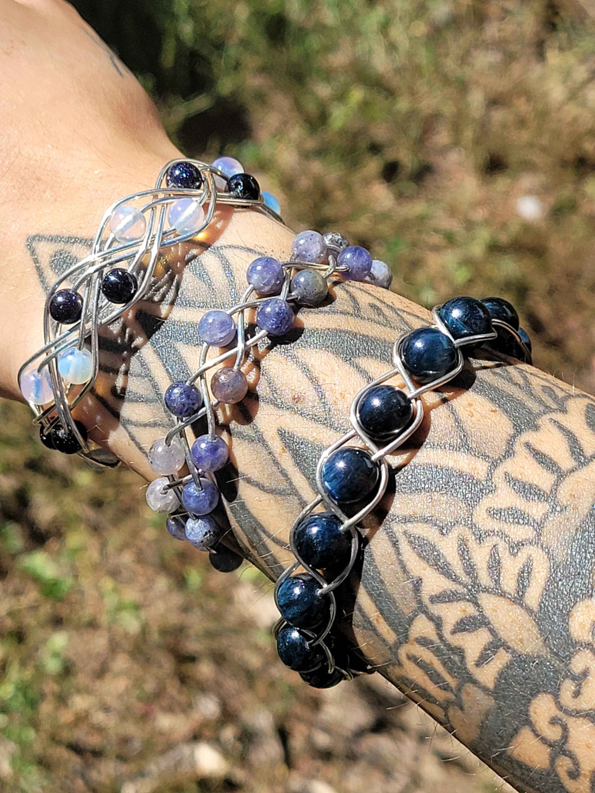 Iolite Braid Bracelet - Image 2
