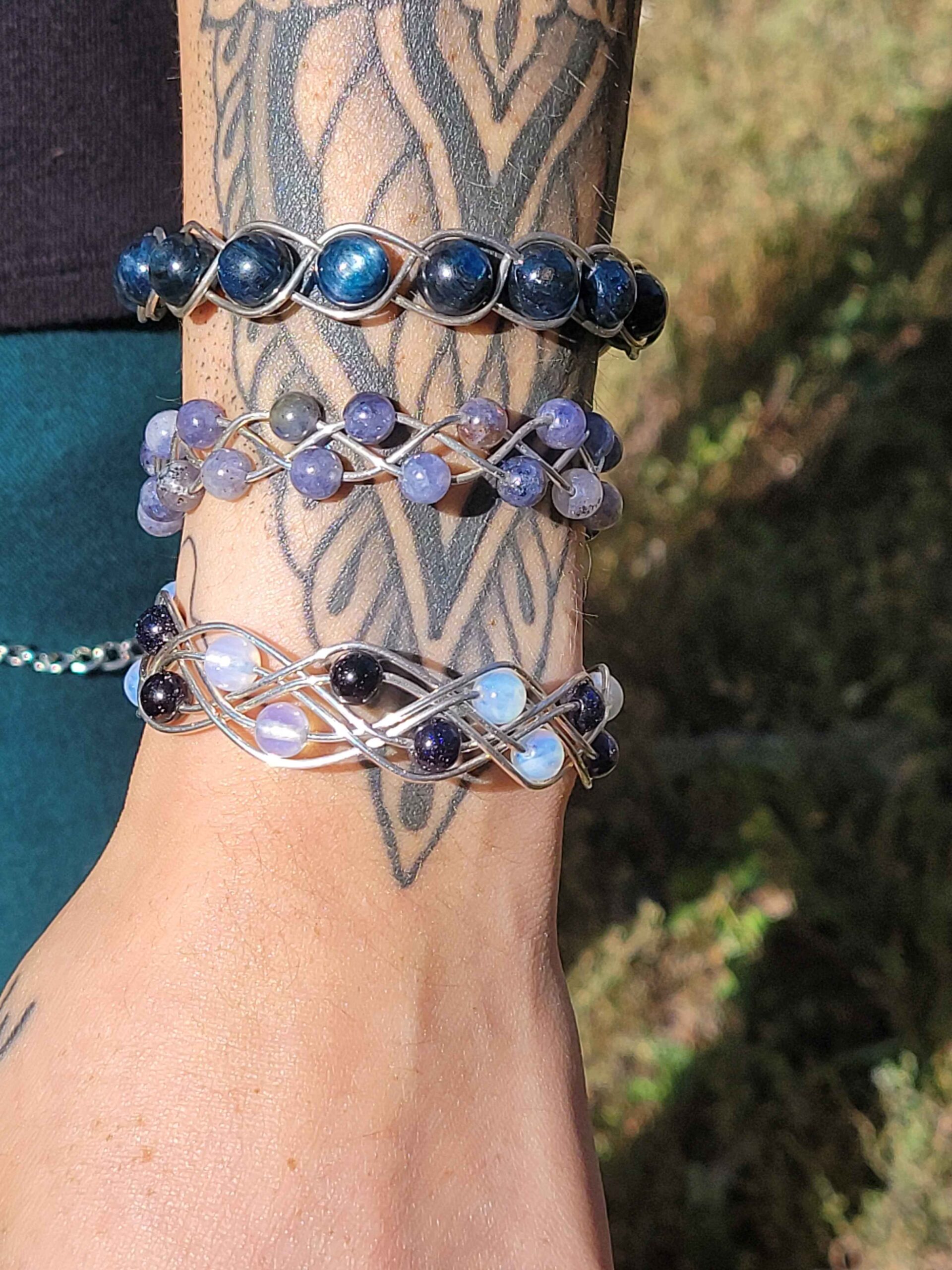 Iolite Braid Bracelet - Image 5