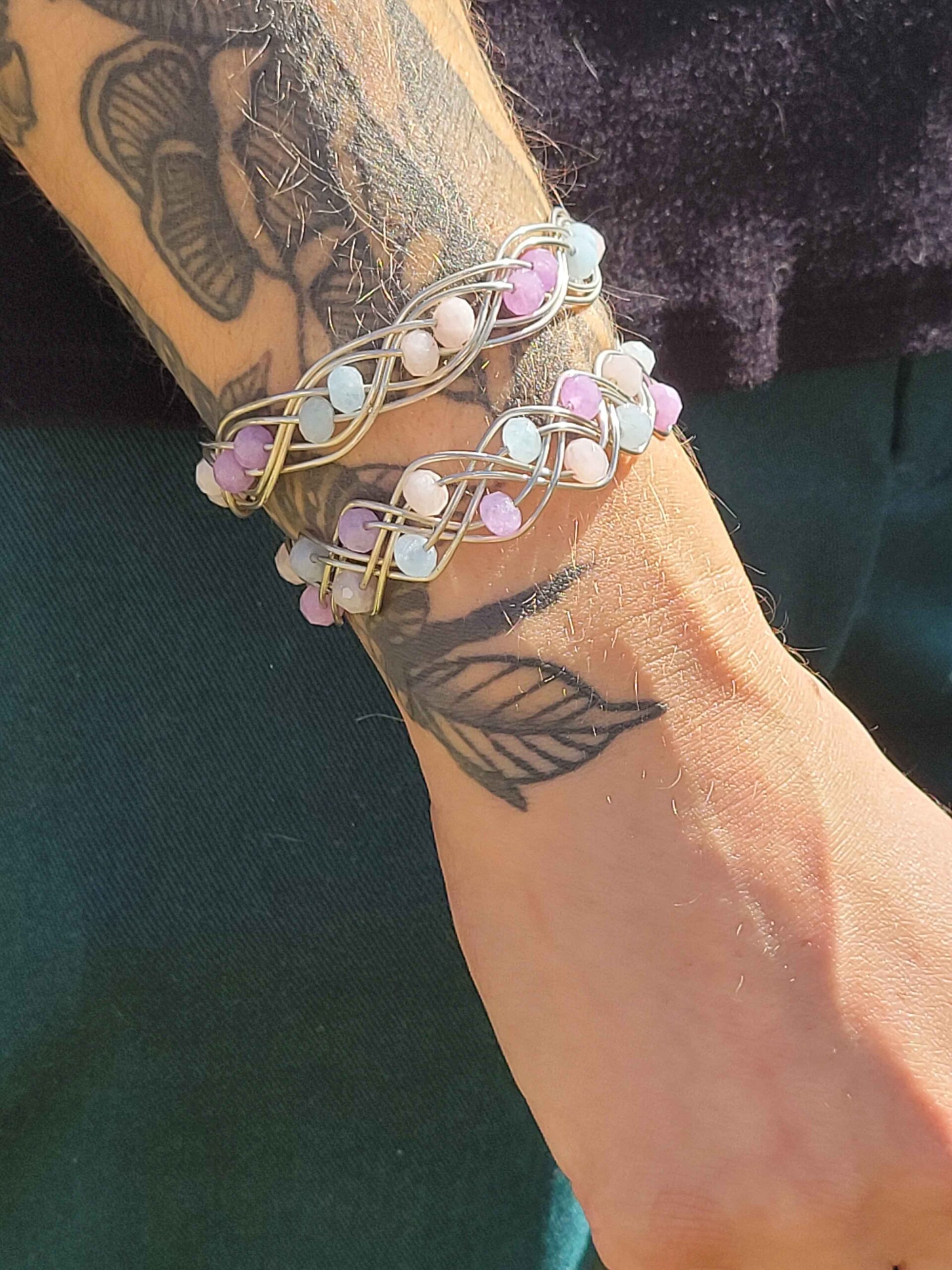 Lavender Quartz Swirl Bracelet - Image 15