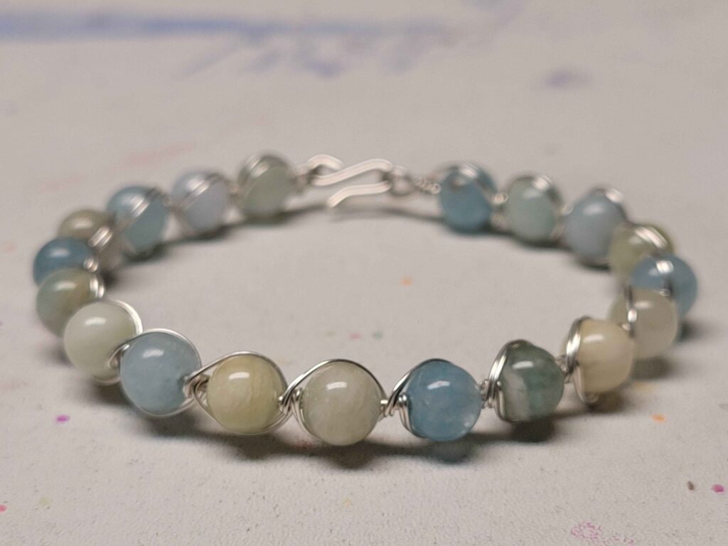 Aquamarine String Bracelet