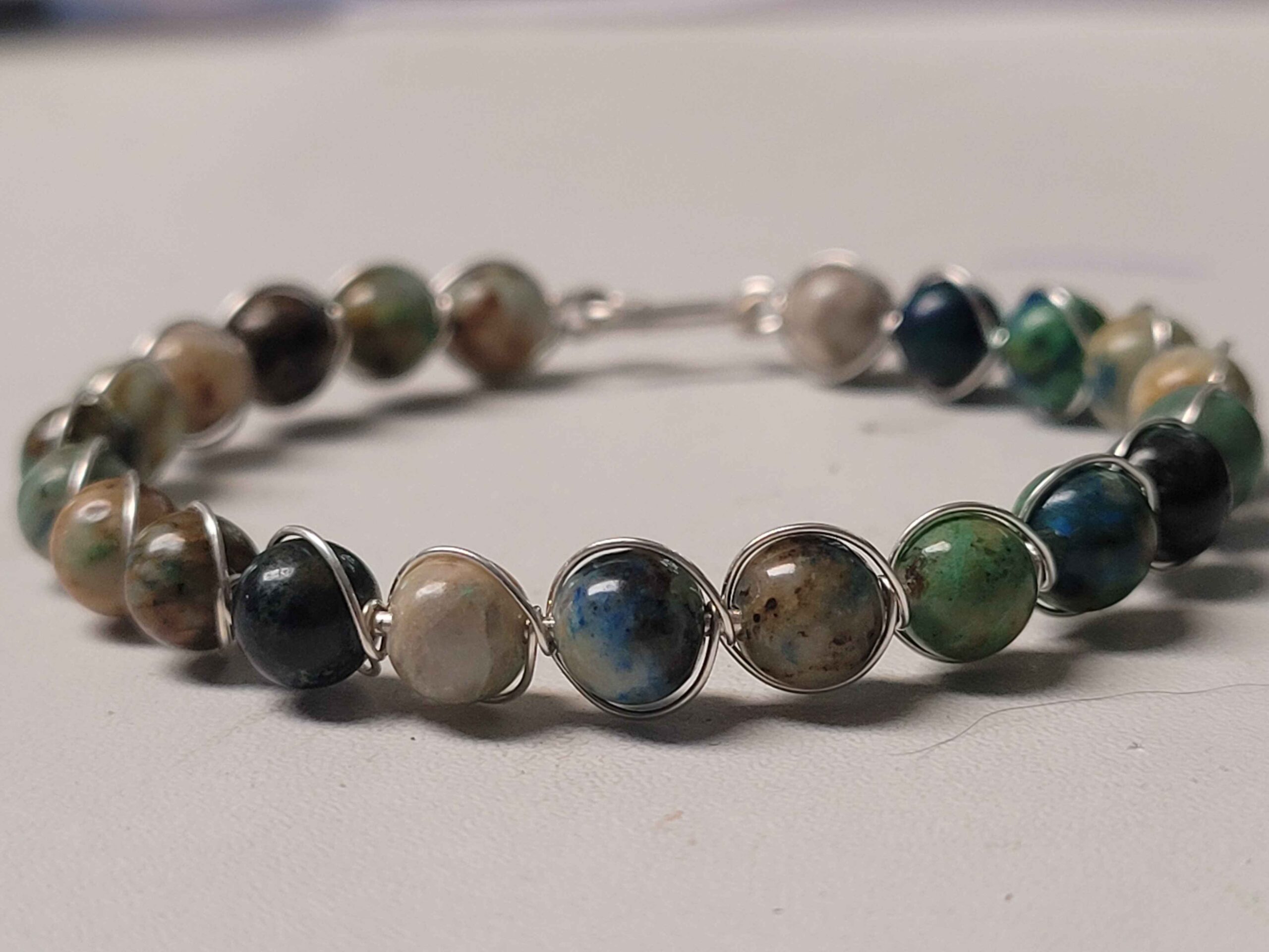 Chrysocolla String Bracelet - Image 2