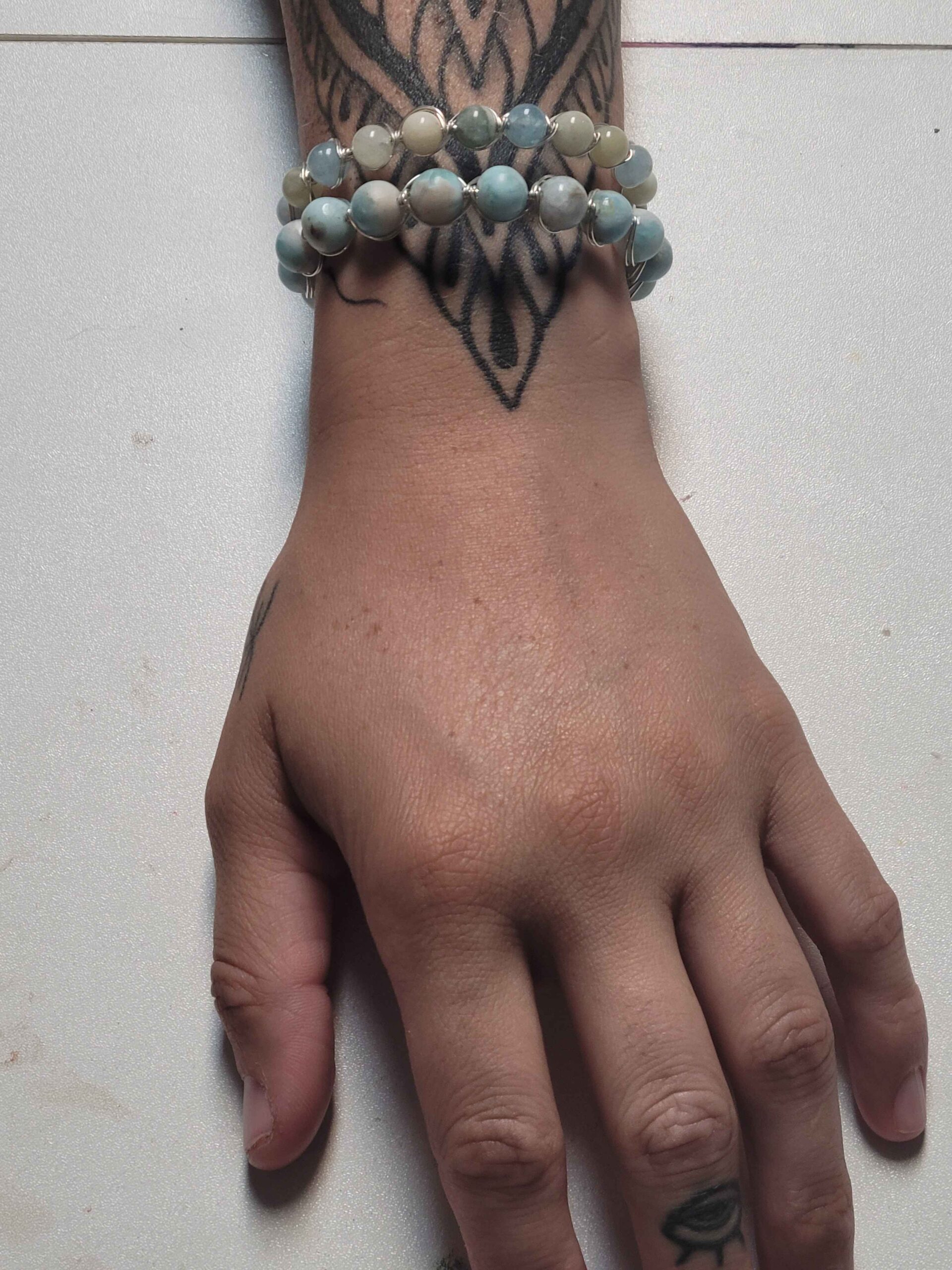 Larimar String Bracelet - Image 6