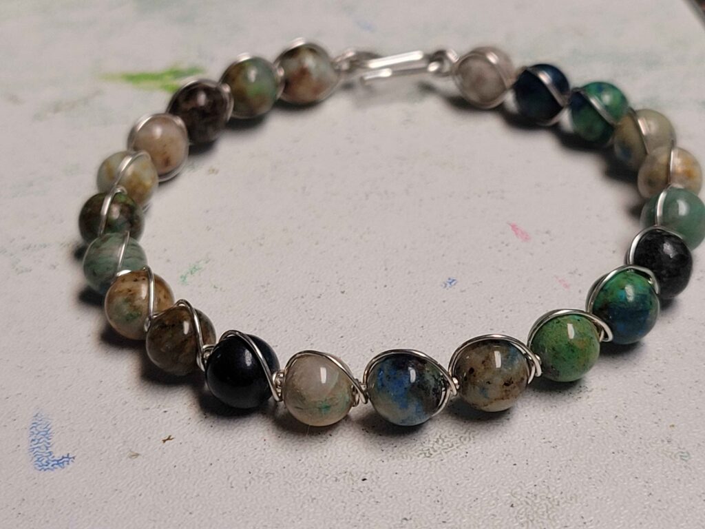 Chrysocolla String Bracelet