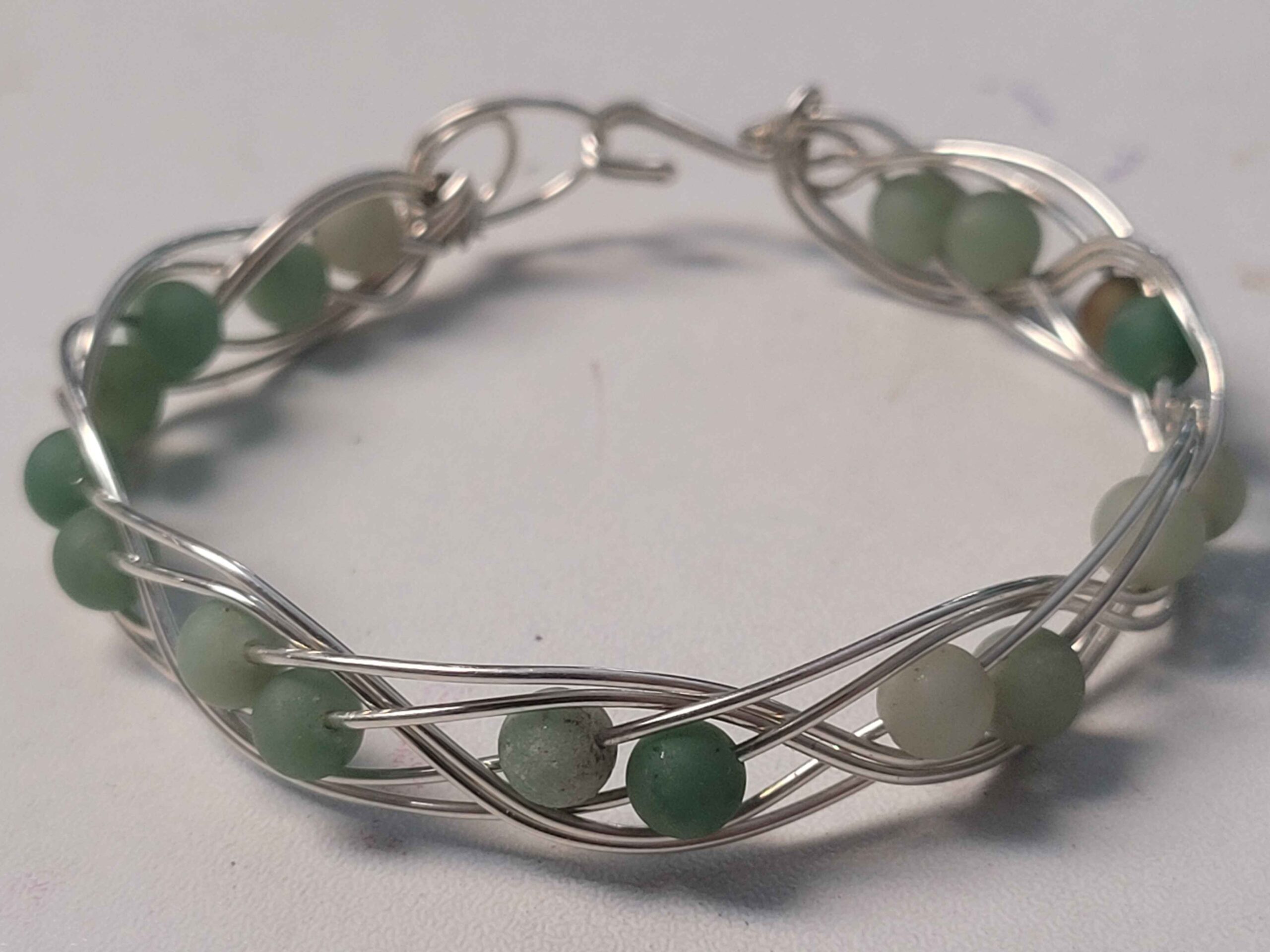 Green Aventurine Swirl Bracelet - Image 3