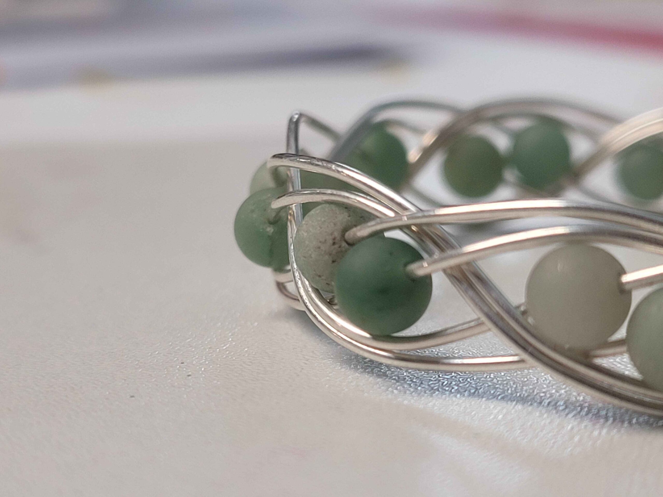 Green Aventurine Swirl Bracelet - Image 4