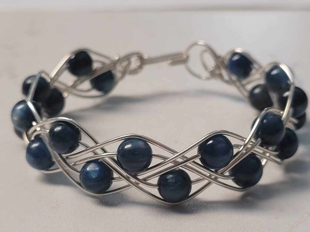 Kyanite Double Braid Bracelet