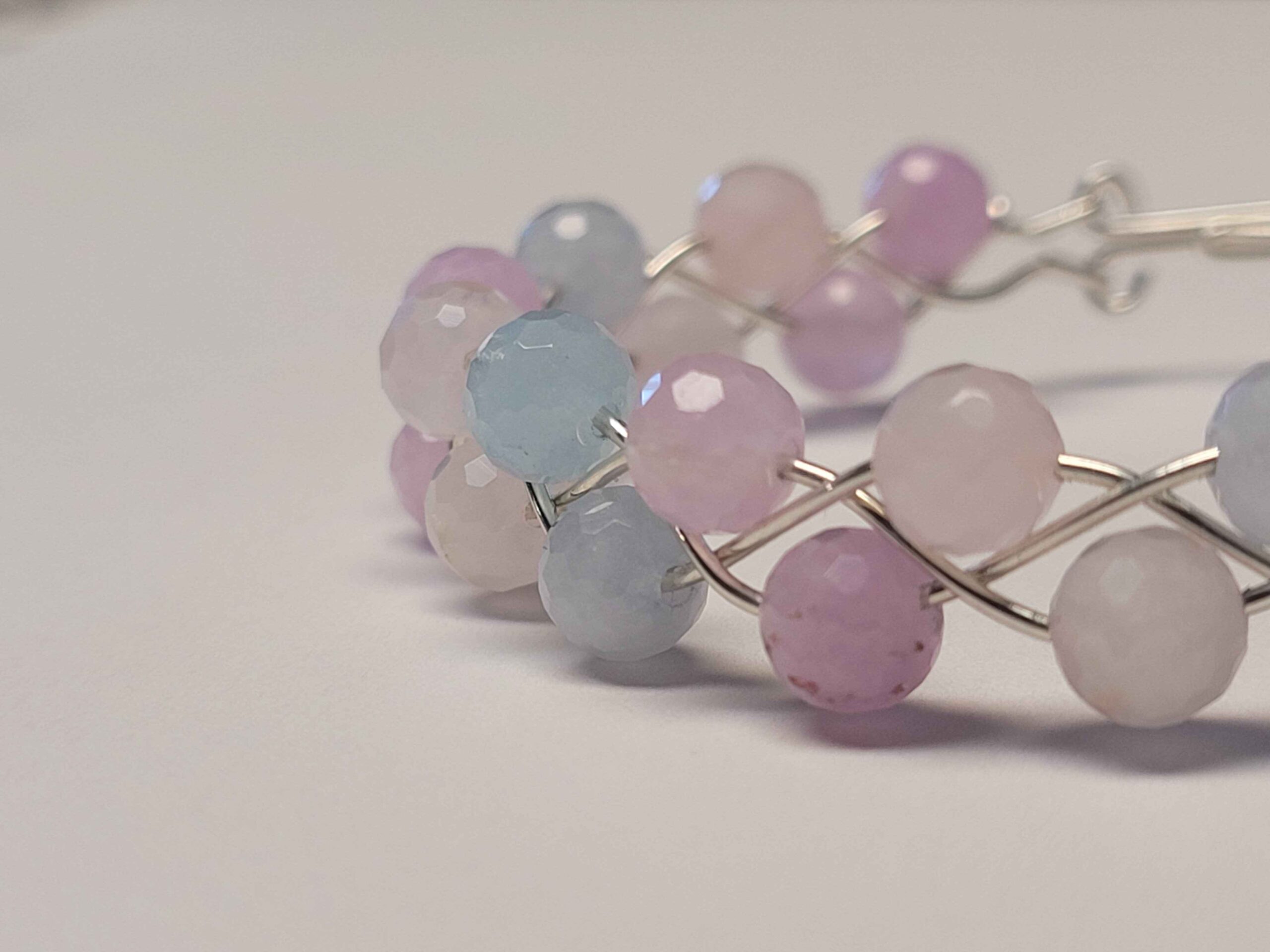 Lavender Quartz Braid Bracelet - Image 3