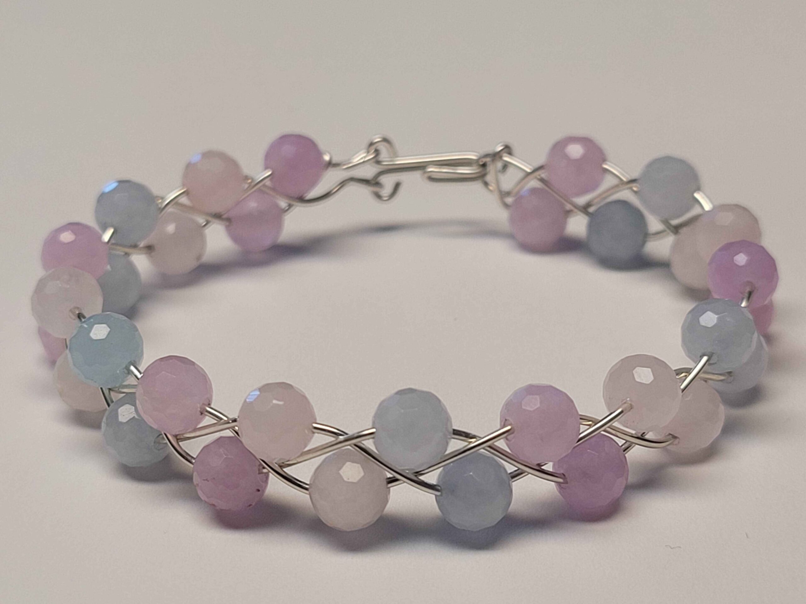 Lavender Quartz Braid Bracelet - Image 5