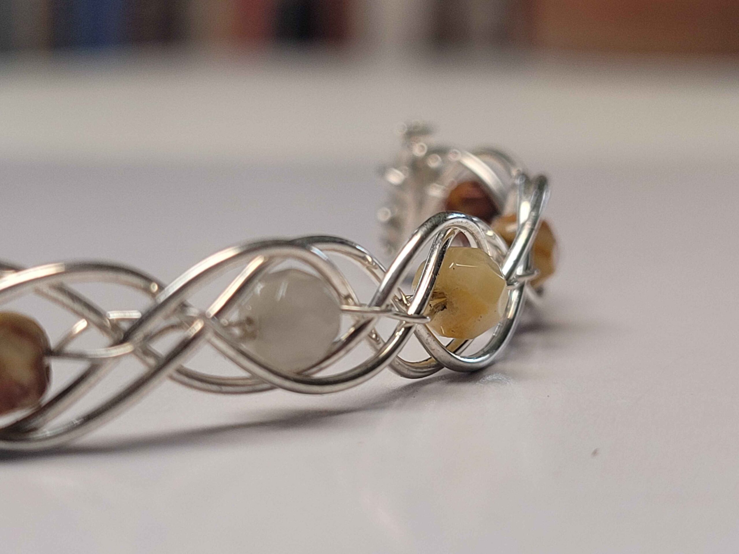 Crazy Lace Agate X's and O's Bracelet - Image 7