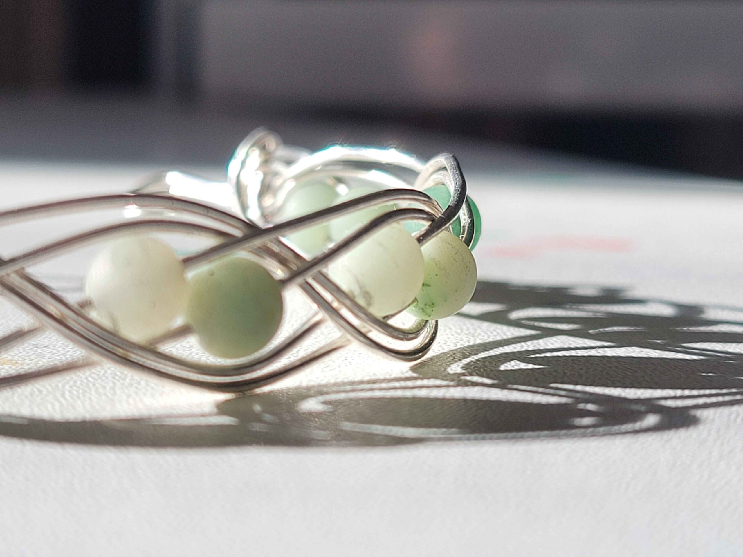 Green Aventurine Swirl Bracelet - Image 7