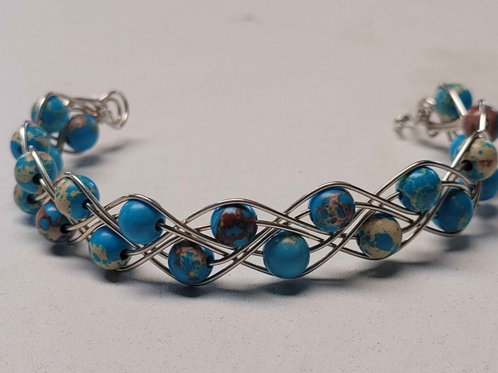 King Turquoise Double Braid Bracelet