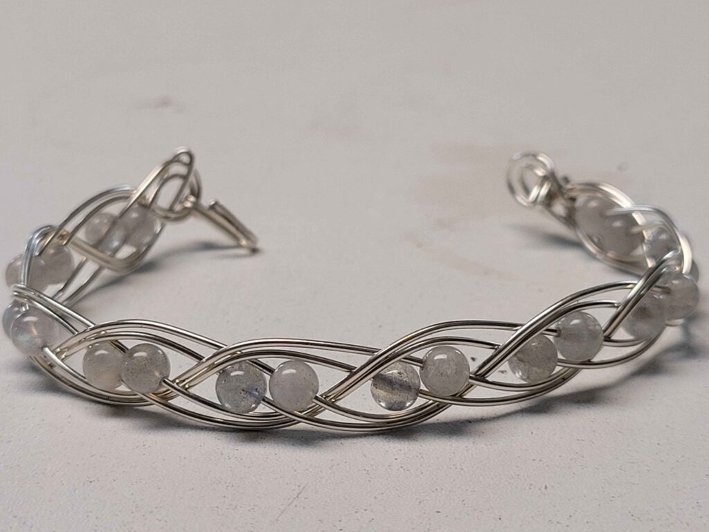 Labradorite Swirl Bracelet