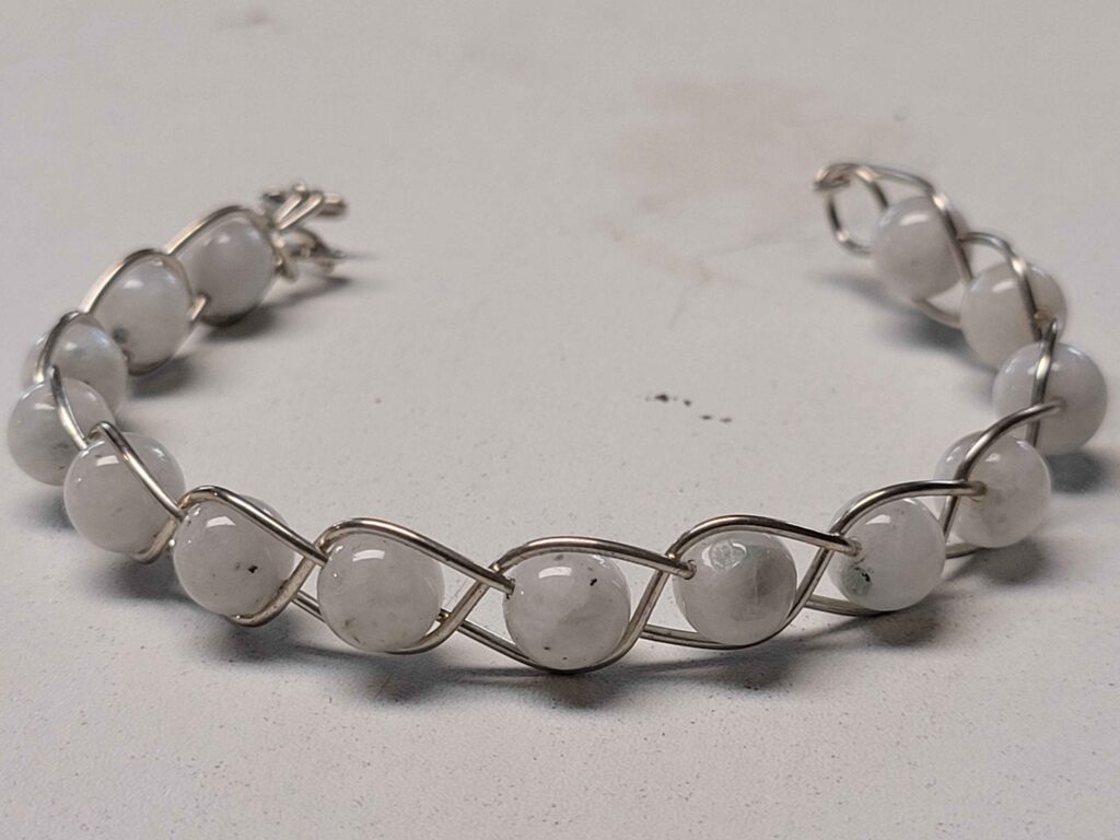 Moonstone Braid Bracelet
