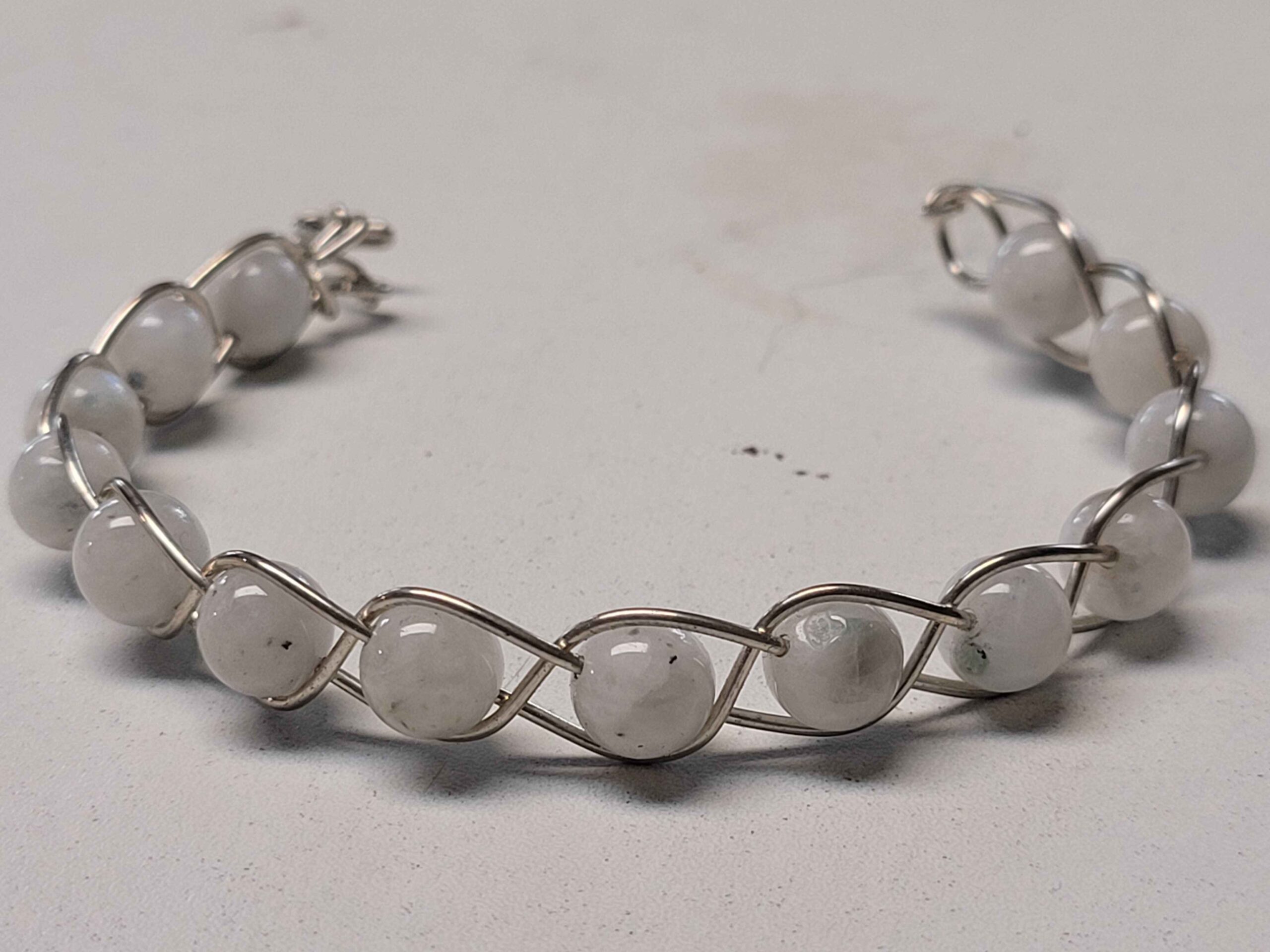 Moonstone Braid Bracelet