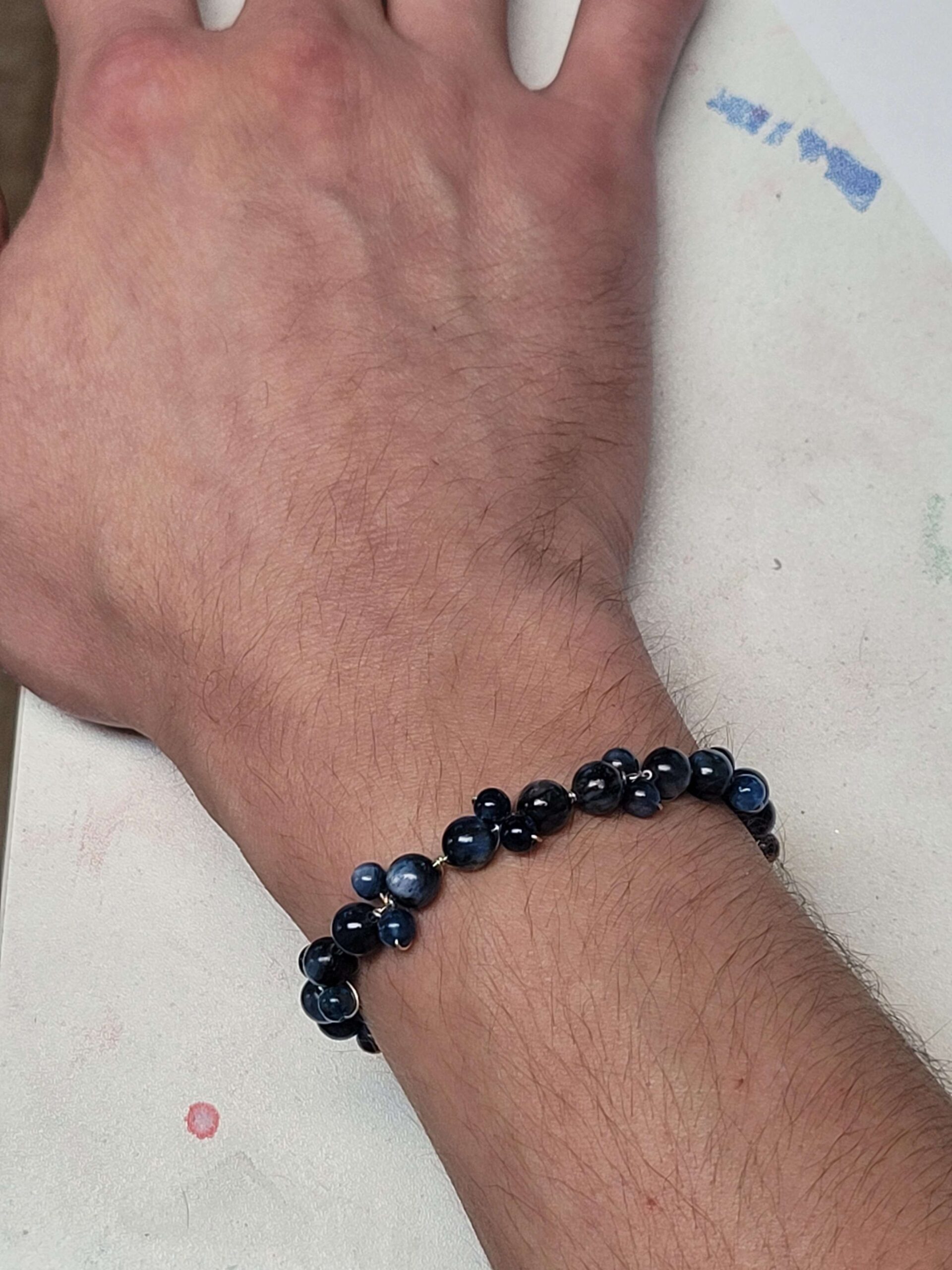 Kyanite Flower Bracelet - Image 3