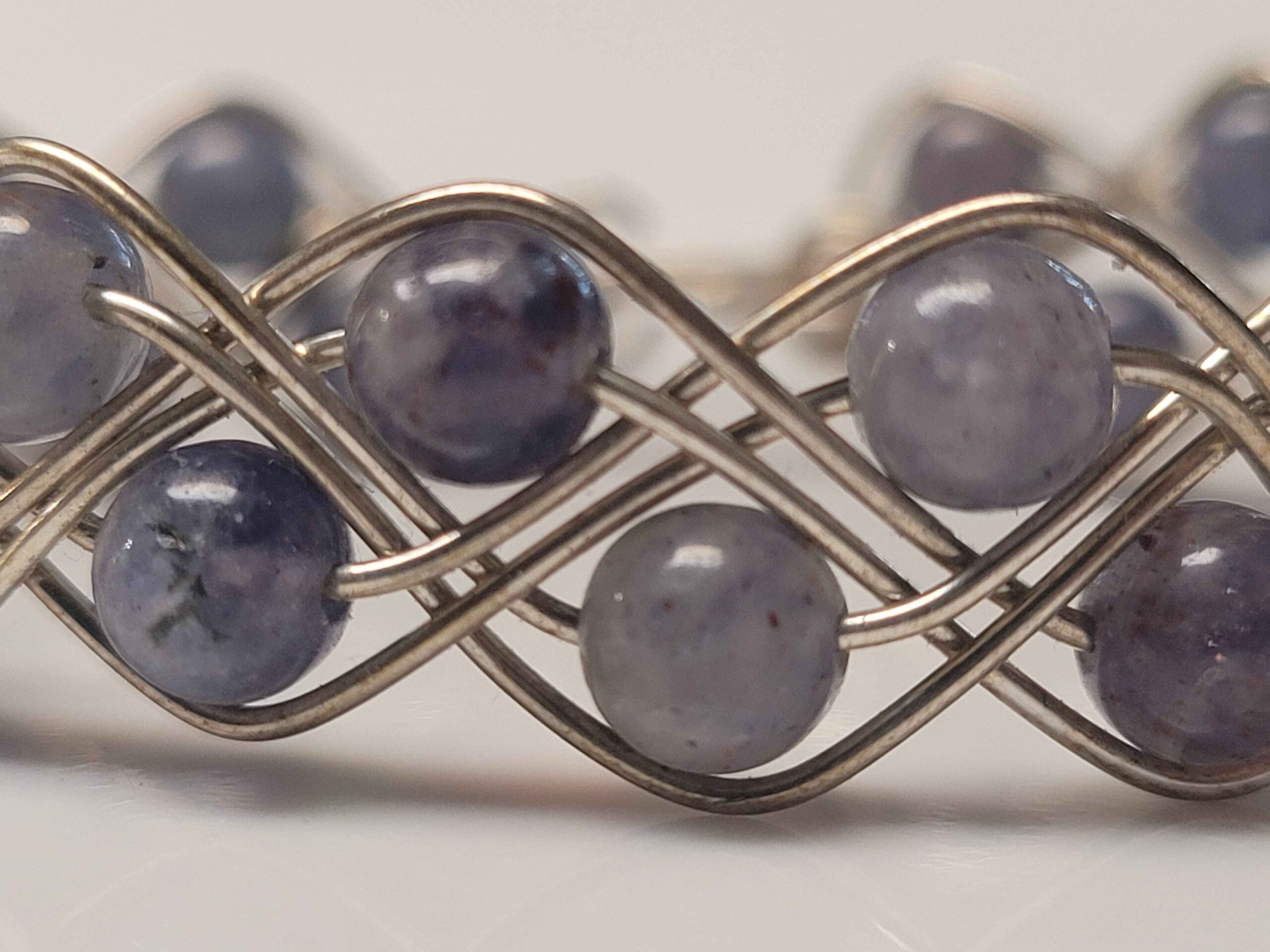 Iolite Double Braid Bracelet - Image 3