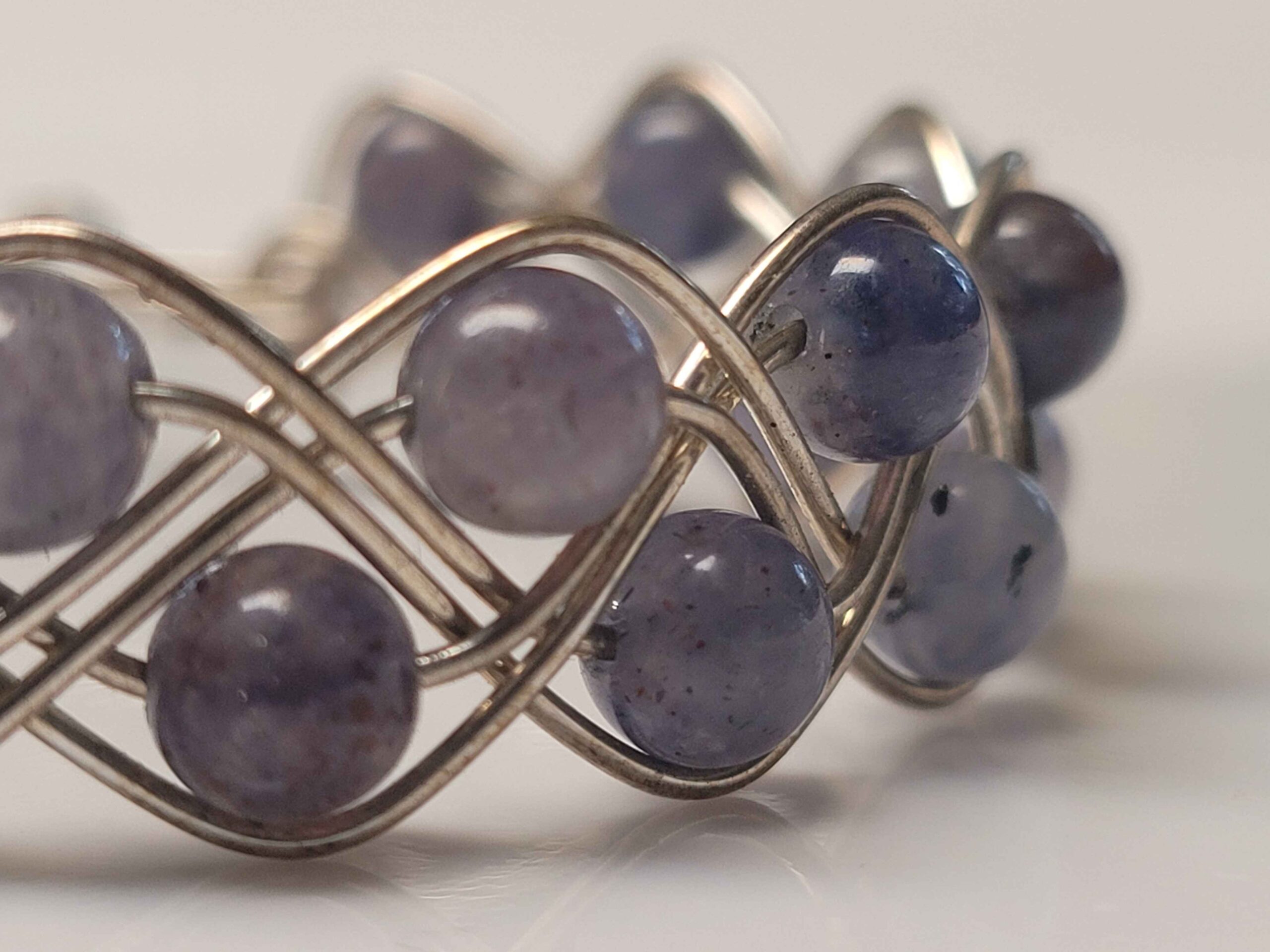 Iolite Double Braid Bracelet - Image 4
