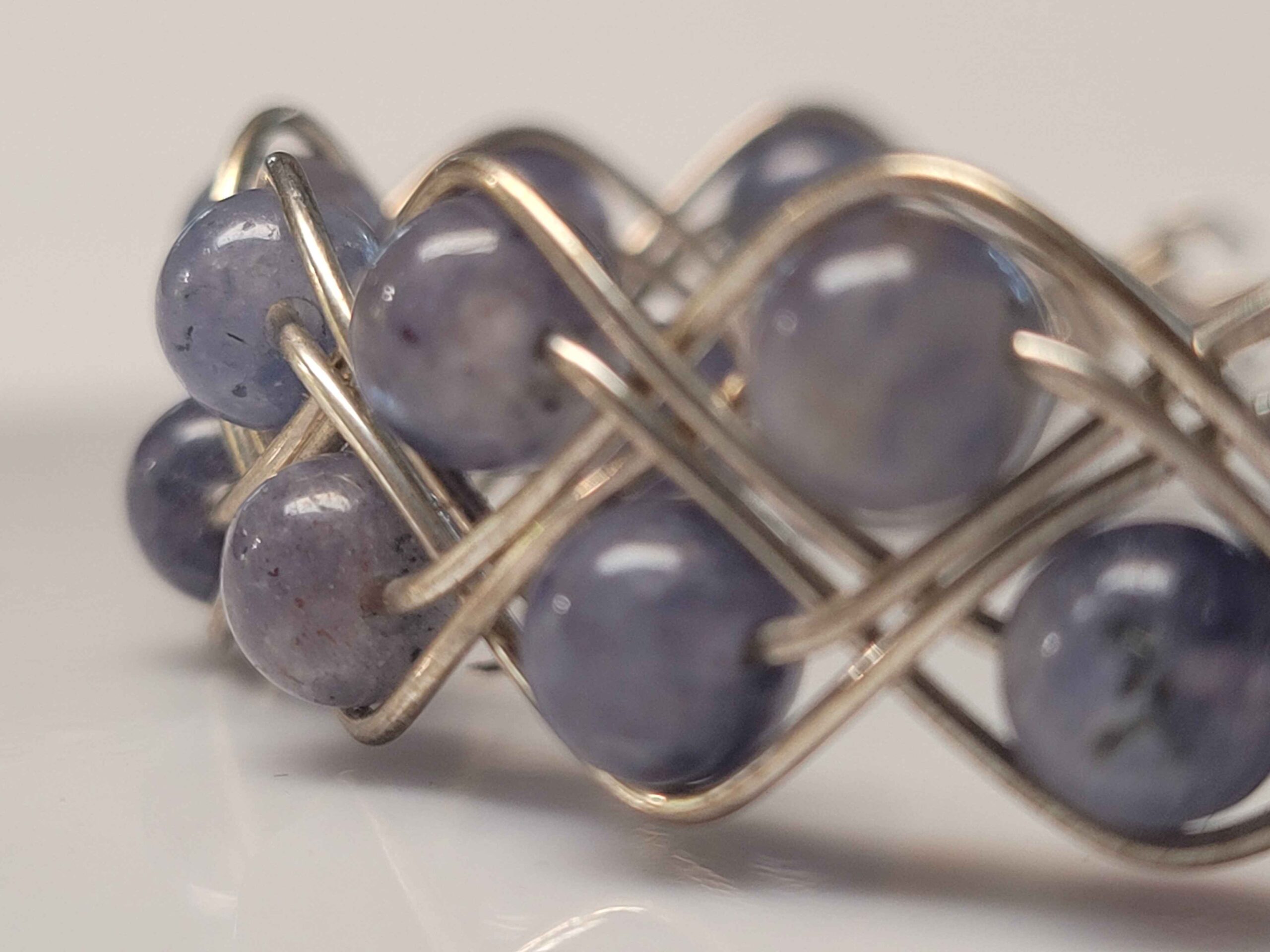 Iolite Double Braid Bracelet - Image 5