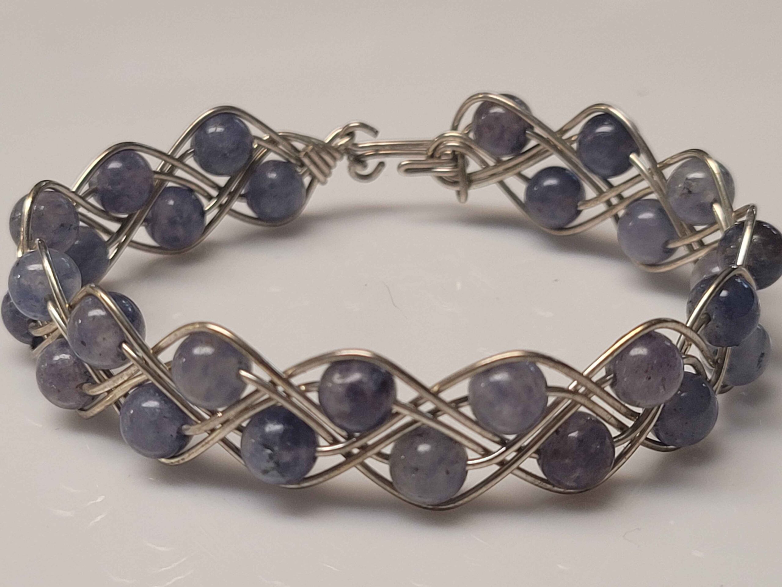 Iolite Double Braid Bracelet - Image 6