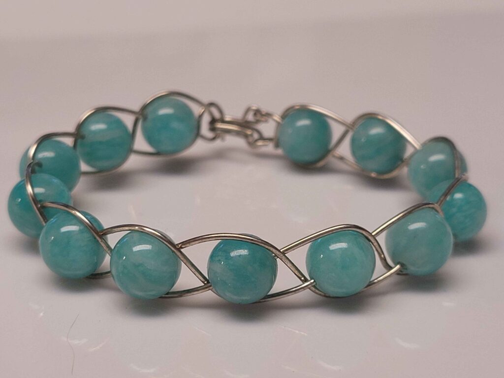 Amazonite Braid Bracelet